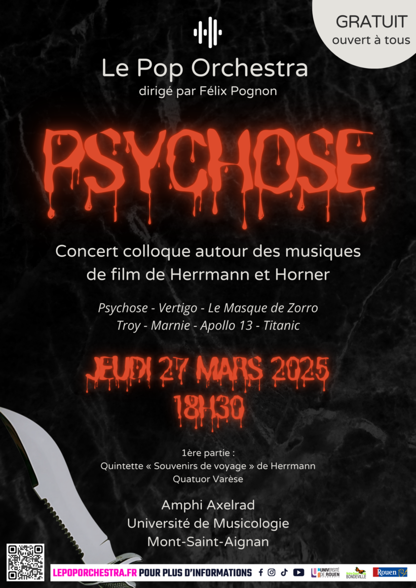 Le Pop Orchestra psychose colloque Herrmann Horner