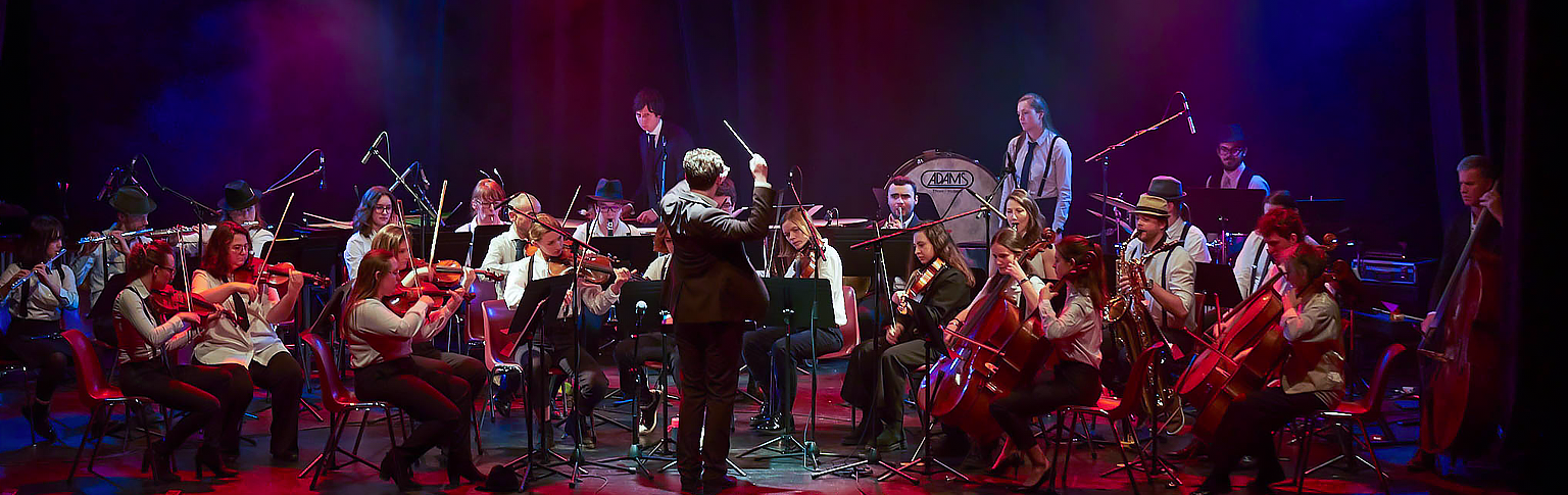 Félix Pognon et le Pop Orchestra sur scène