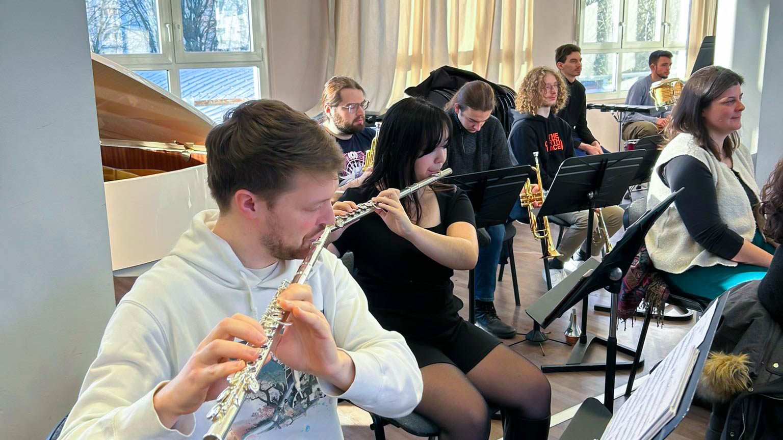 Le Pop Orchestra en répétitions