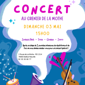 Concert du Pop Orchestra au Grenier de la Mothe